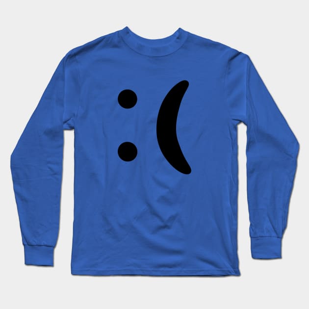 Sad Emote Long Sleeve T-Shirt by ShinyBat